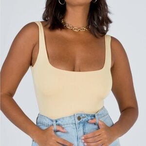 Princess Polly Tamikah Bodysuit Yellow